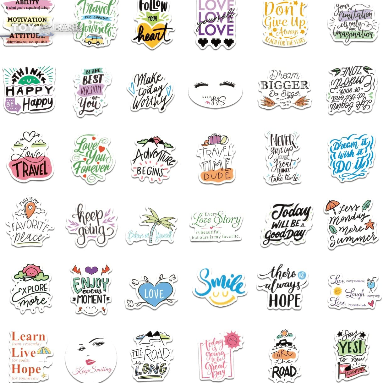 200Pcs Positive Affirmation Stickers, Inspirational Words Stickers for Students - Teachers - The Toy Base