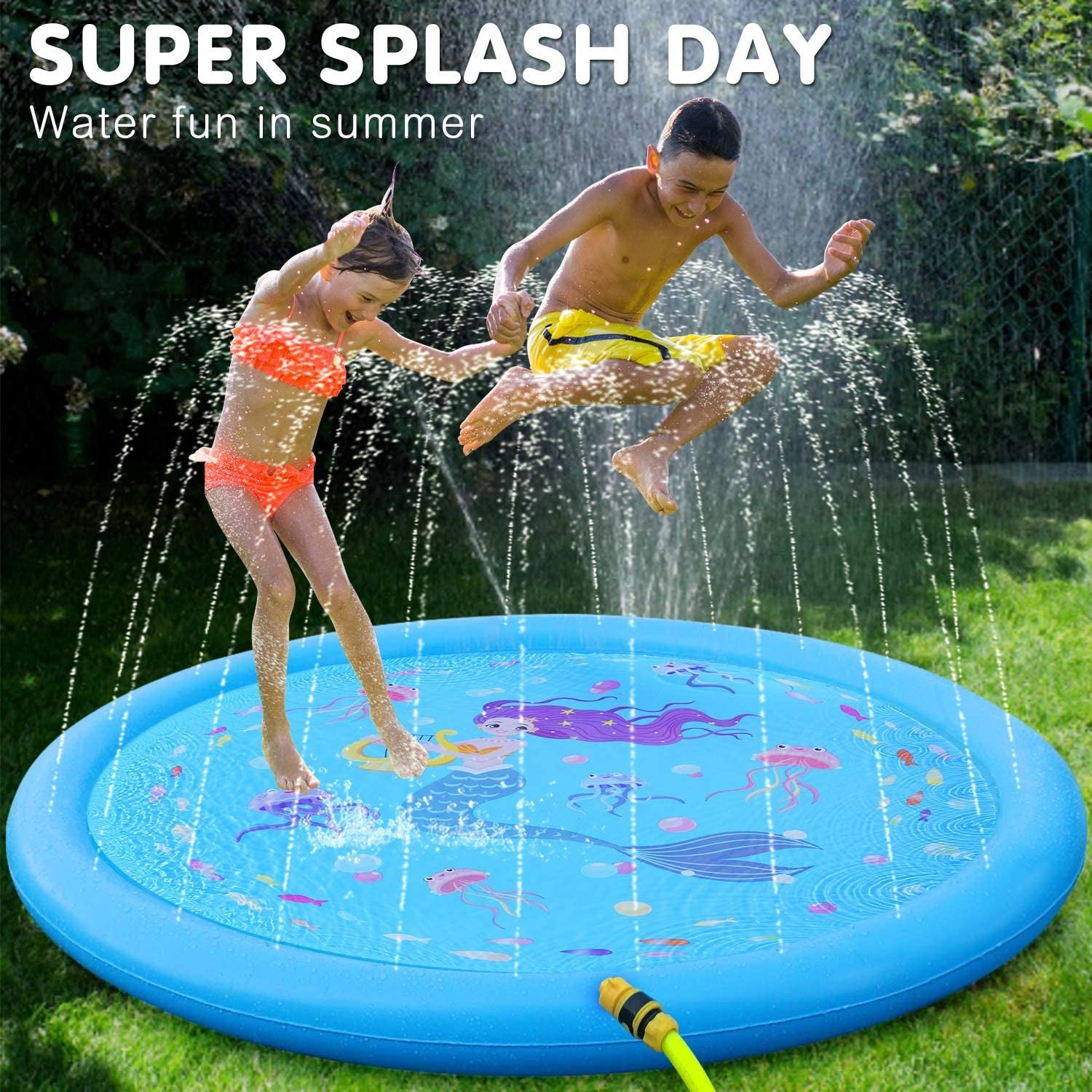 3-In-1 Splash Pad 60" Water - The Toy Base