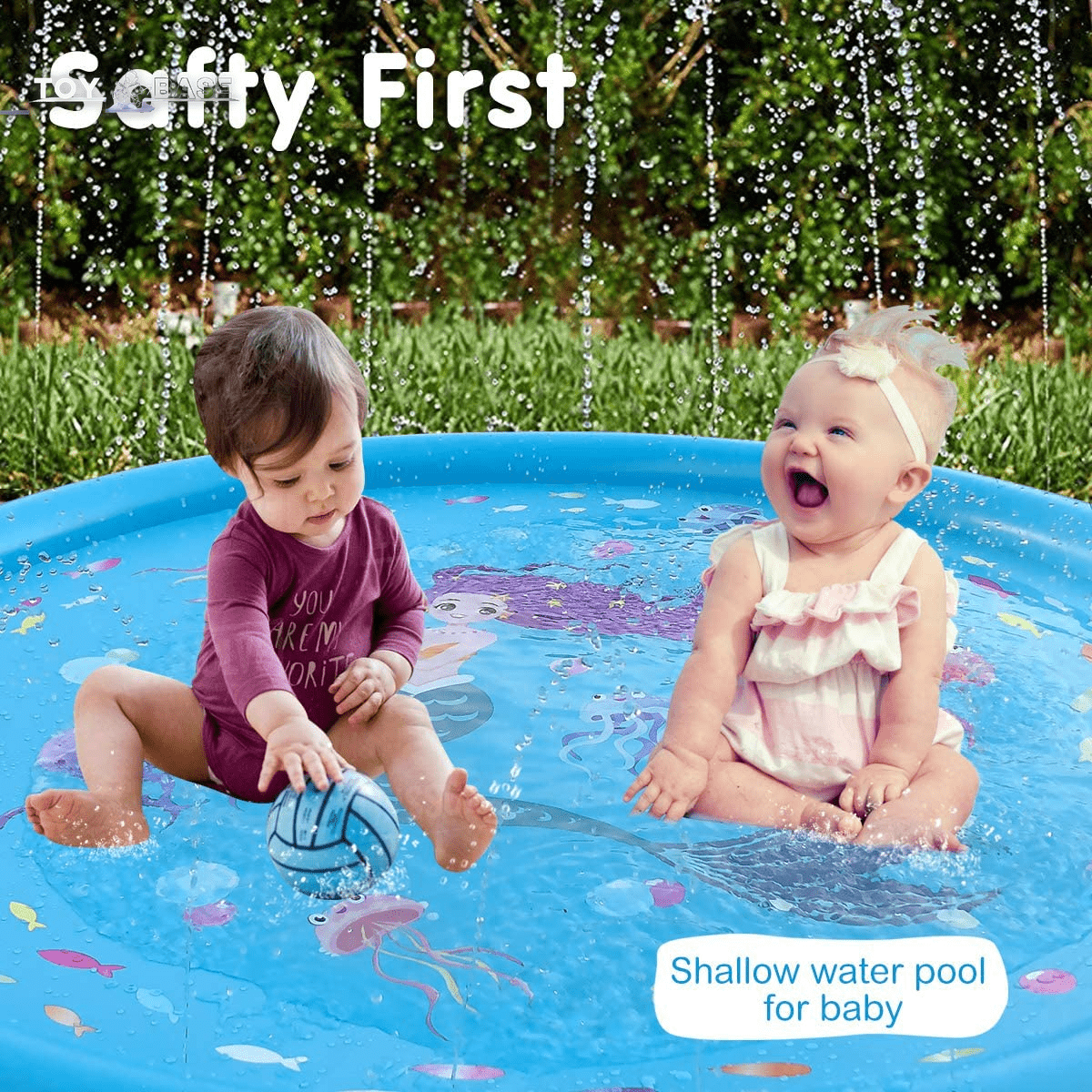 3-In-1 Splash Pad 60" Water - The Toy Base