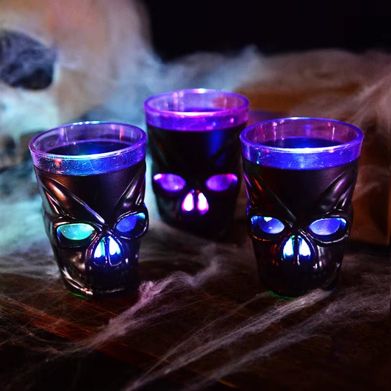 3 - Piece LED Skull Halloween Drinking Cups - Toybase