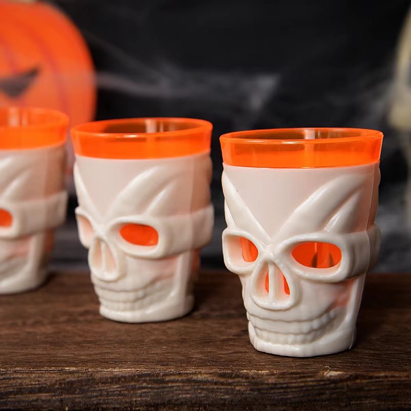 3 - Piece LED Skull Halloween Drinking Cups - Toybase