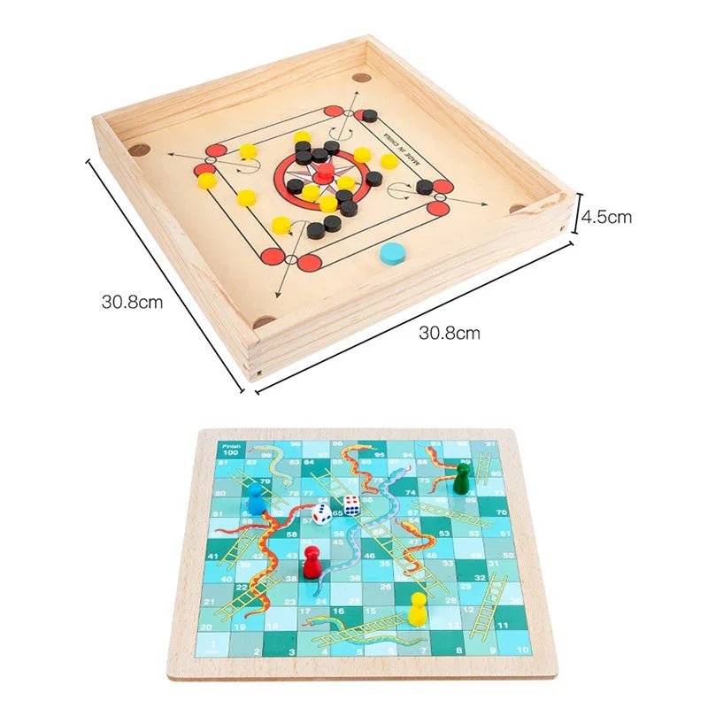 4 in 1 Carrom Board - The Toy Base