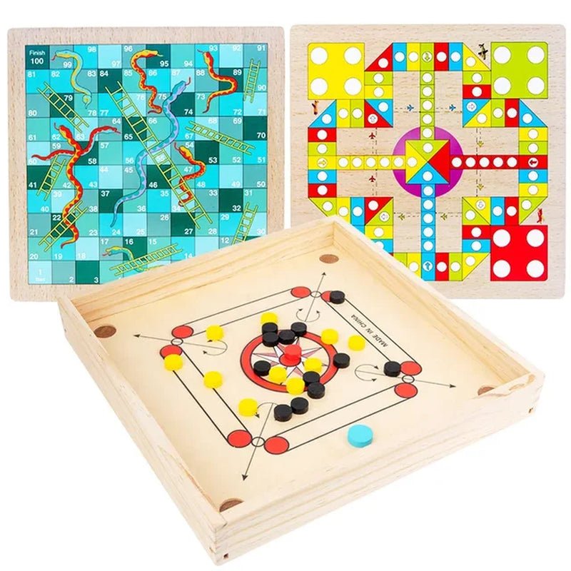 4 in 1 Carrom Board - The Toy Base