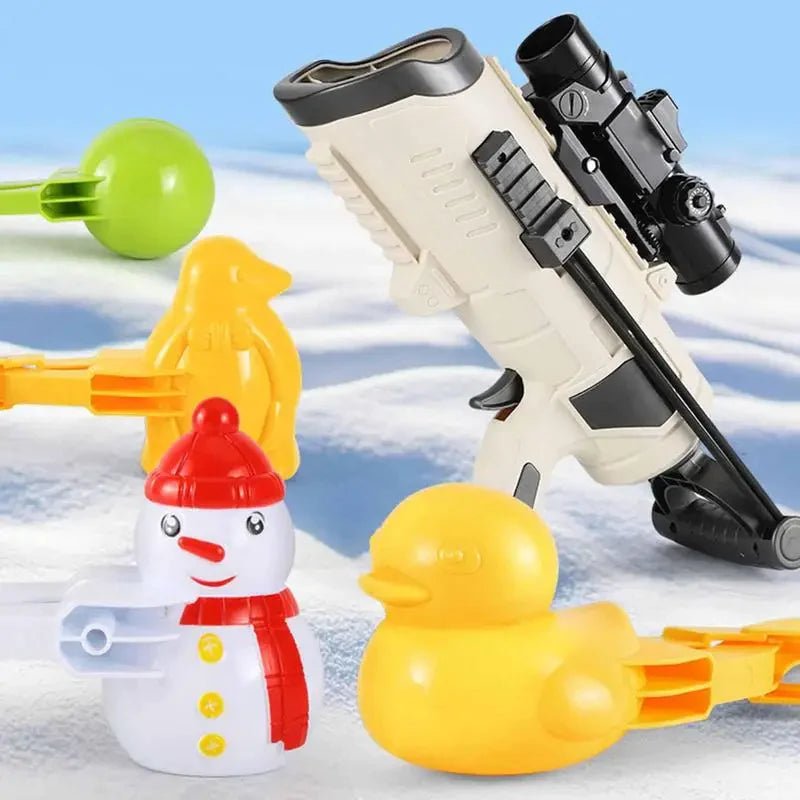 6 Gear Adjustable Snowball Maker Tool Snowball Launcher Thrower Winter Snowball Guns Snow Kid Toys - The Toy Base