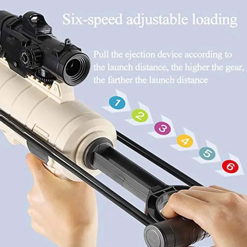 6 Gear Adjustable Snowball Maker Tool Snowball Launcher Thrower Winter Snowball Guns Snow Kid Toys - The Toy Base