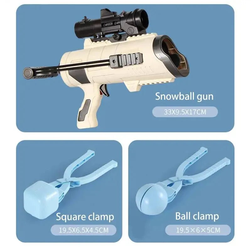 6 Gear Adjustable Snowball Maker Tool Snowball Launcher Thrower Winter Snowball Guns Snow Kid Toys - The Toy Base