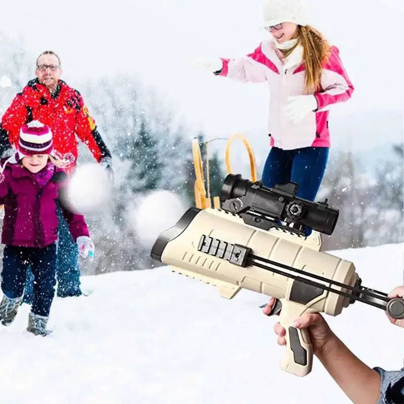 6 Gear Adjustable Snowball Maker Tool Snowball Launcher Thrower Winter Snowball Guns Snow Kid Toys - The Toy Base