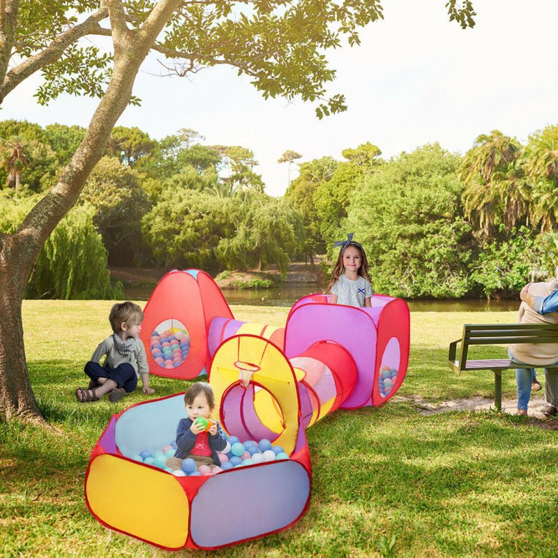 7 Pieces Kids Ball Pit Pop up Play Tents - The Toy Base