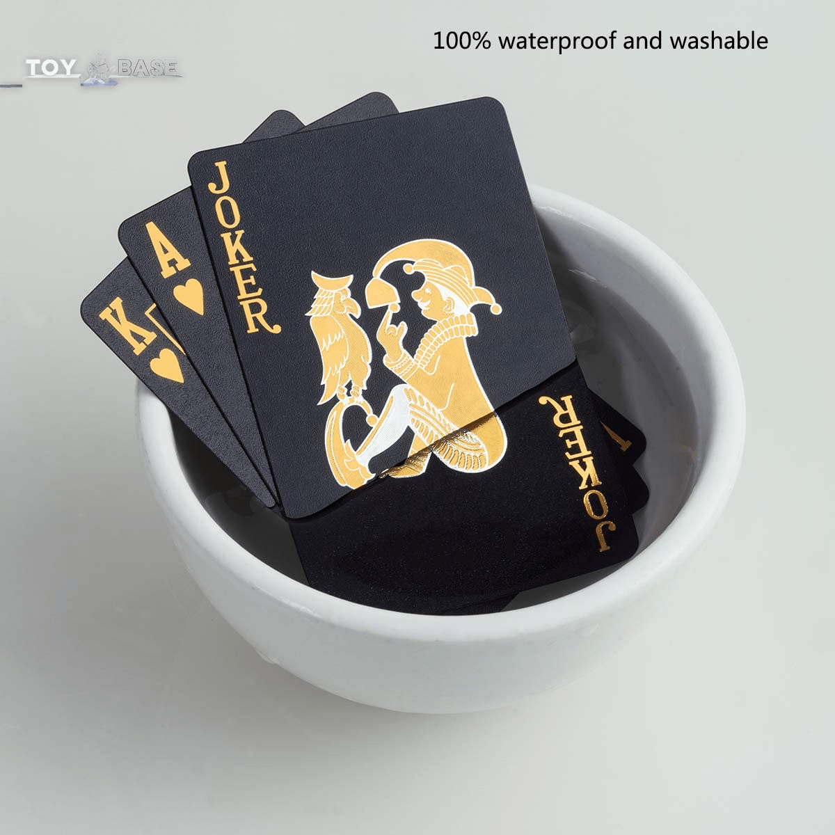 Acelion Black Diamond Poker Cards - Waterproof Playing Cards - The Toy Base