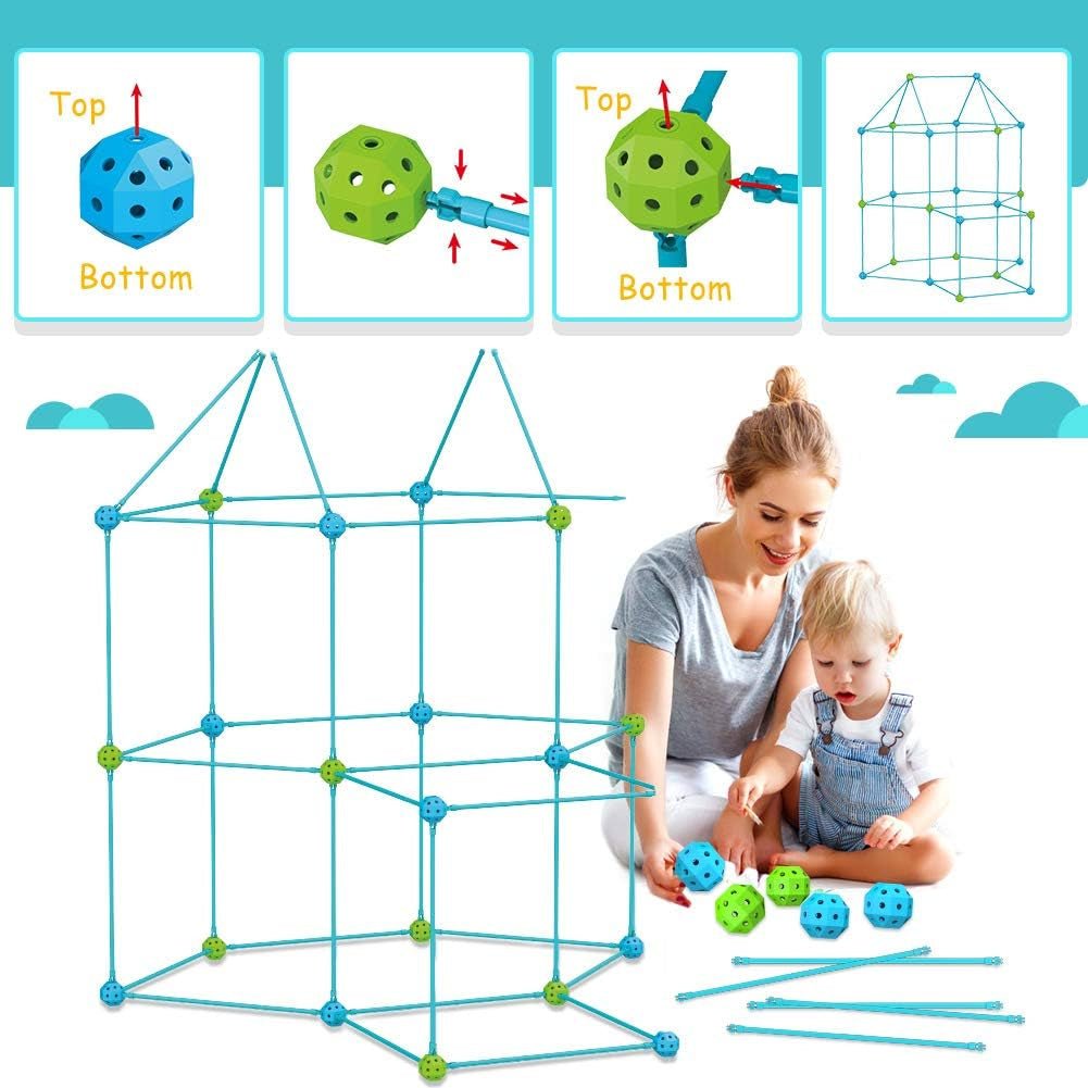 Air Fort Building Kit (120 Pieces) - The Toy Base