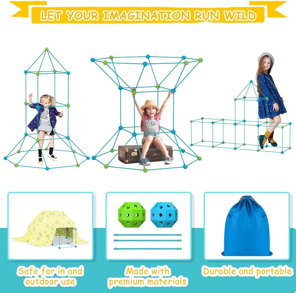 Air Fort Building Kit (120 Pieces) - The Toy Base