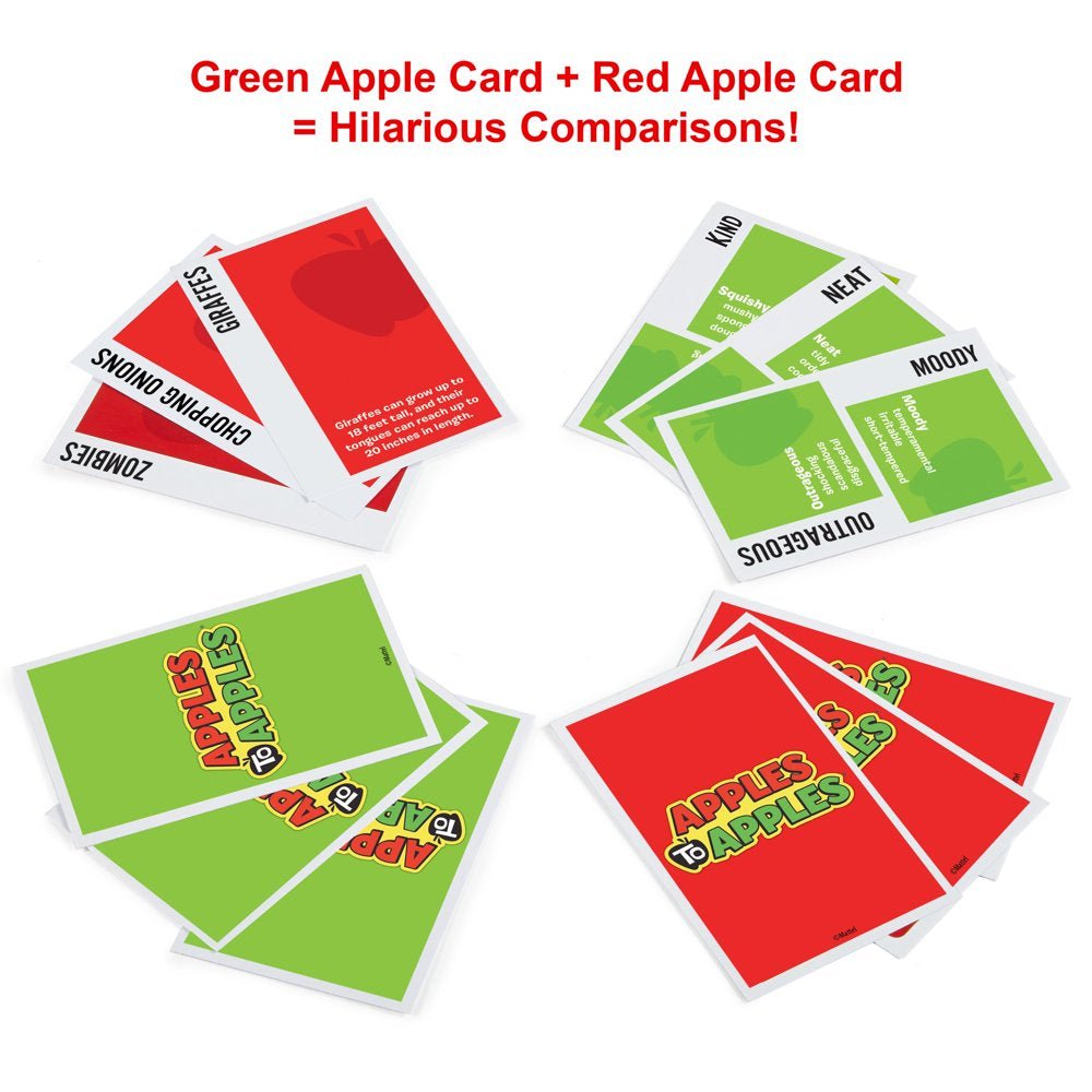 Apple To Apples - Family Game for Game Night with Family - Friendly Words - The Toy Base