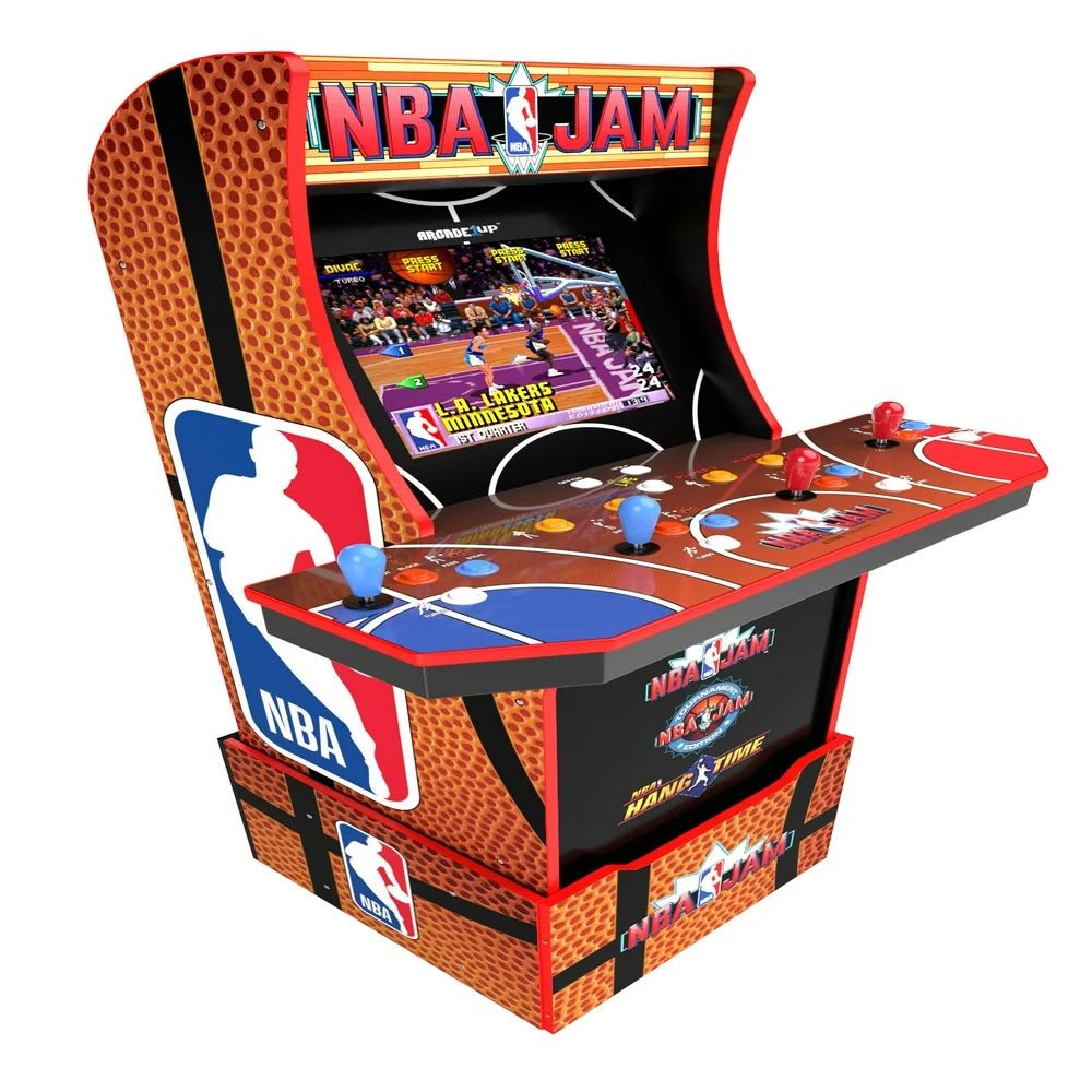 Arcade 1UP, NBA Jam Arcade W/ Riser and Light up Marquee - The Toy Base