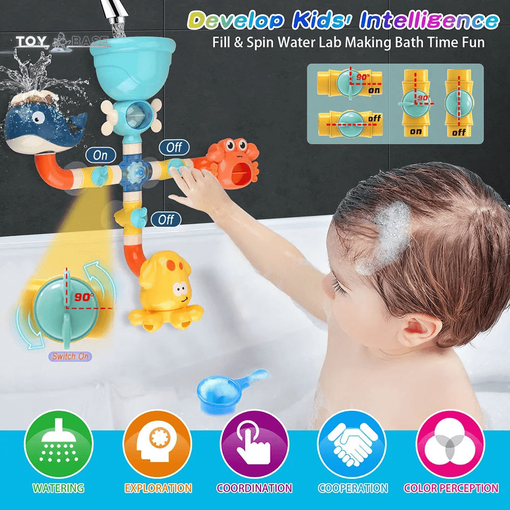 Baby Bath Pipes - The Toy Base