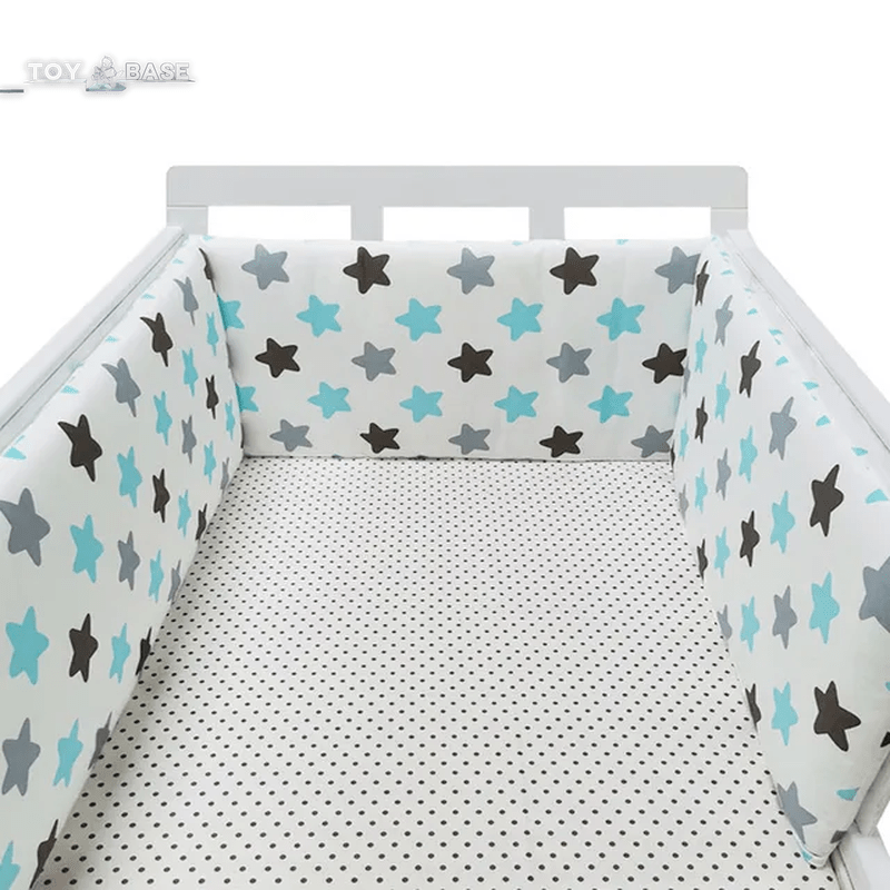 Baby Bumper - Chichonera Crib - Cot Protector - Infant Cotton Children'S Bed Barriers - Newborns around Cushion Braid Cunas Para El Bebe - Toybase