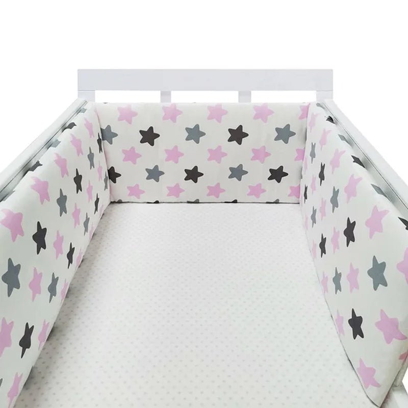 Baby Bumper - Chichonera Crib - Cot Protector - Infant Cotton Children'S Bed Barriers - Newborns around Cushion Braid Cunas Para El Bebe - Toybase