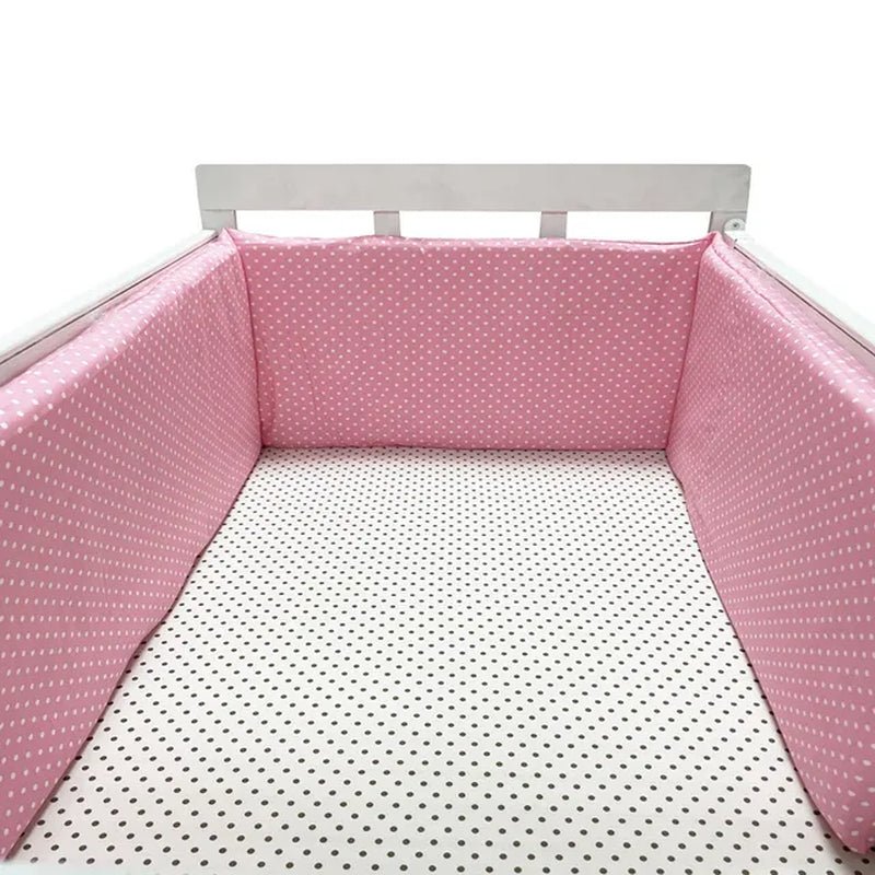 Baby Bumper - Chichonera Crib - Cot Protector - Infant Cotton Children'S Bed Barriers - Newborns around Cushion Braid Cunas Para El Bebe - Toybase