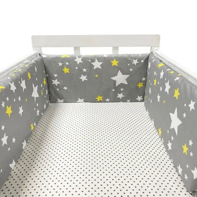 Baby Bumper - Chichonera Crib - Cot Protector - Infant Cotton Children'S Bed Barriers - Newborns around Cushion Braid Cunas Para El Bebe - Toybase