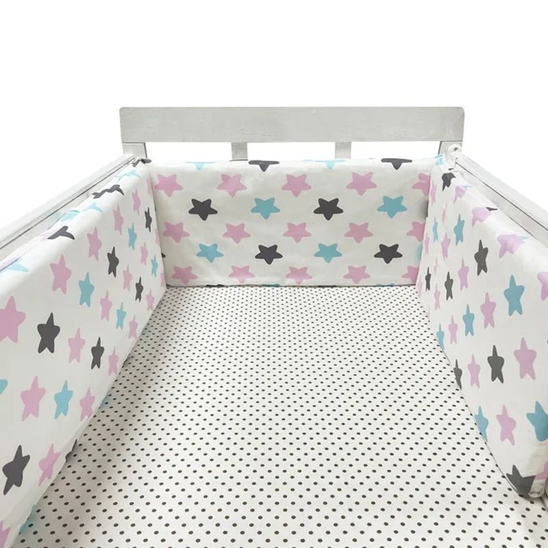 Baby Bumper - Chichonera Crib - Cot Protector - Infant Cotton Children'S Bed Barriers - Newborns around Cushion Braid Cunas Para El Bebe - Toybase