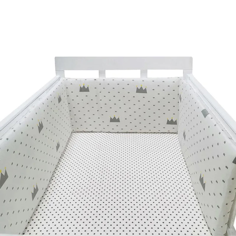 Baby Bumper - Chichonera Crib - Cot Protector - Infant Cotton Children'S Bed Barriers - Newborns around Cushion Braid Cunas Para El Bebe - Toybase