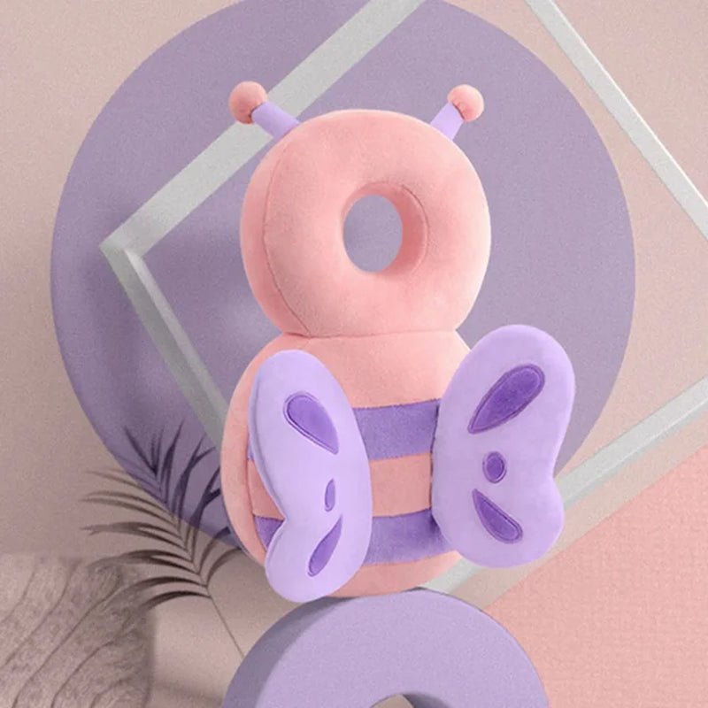 Baby Head Protector Backpack Pillow Soft Cotton Protective Cushion Cartoon Security Pillows Cute Backpack for Baby Walking Crawl - I Love 💕