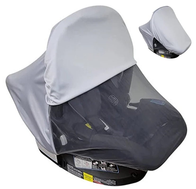 Baby Safety Seat Rain Cover Transparent EVA Baby Out Stroller Baby Carriage Rain Cover Dust Cover Rain Cover - I Love 💕