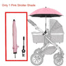 Baby Stroller Parasol, Sun Shade, - Waterproof Universal Umbrella with Clamp - 360 Degree Adjustable UV Protection - The Toy Base