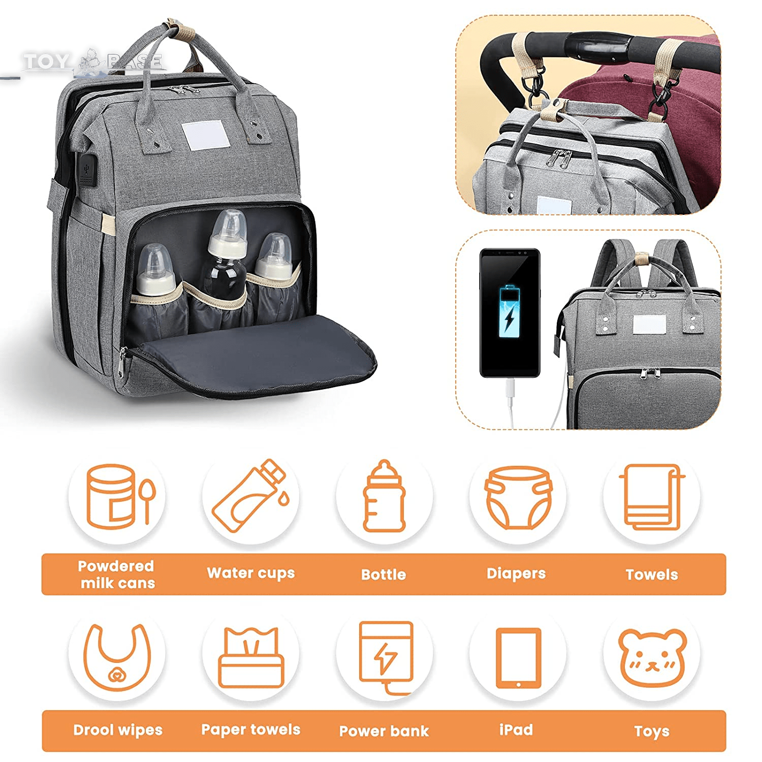 Baby Travel Essential Bag - The Toy Base