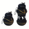 Basketball Shape Collapsible Portable Water Bottle - 550ml - I Love 💕