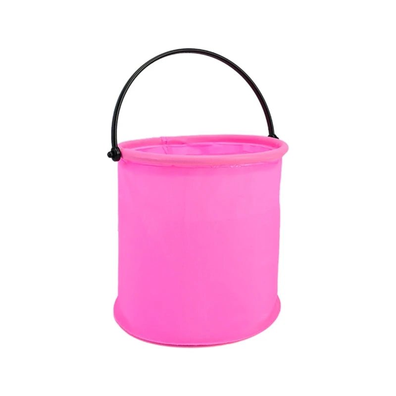 Beach Sand Play Bucket  - Folding Collapsible Bucket - Gardening Tool - Outdoor Sand Pool Play Tool - I Love 💕