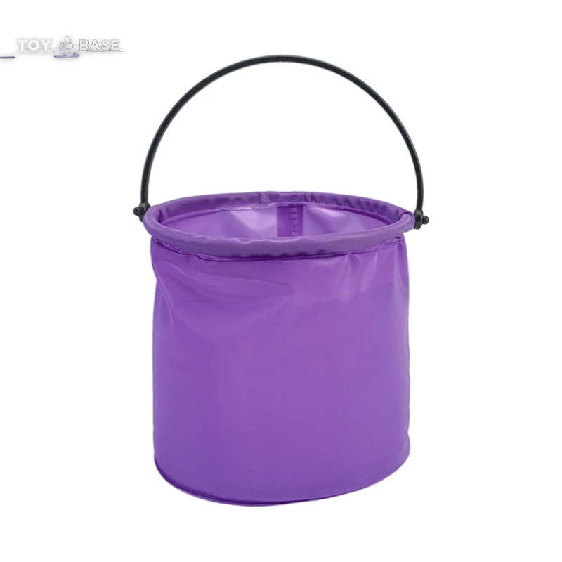 Beach Sand Play Bucket  - Folding Collapsible Bucket - Gardening Tool - Outdoor Sand Pool Play Tool - I Love 💕