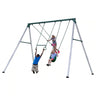 Big Brutus 10 In. Heavy-Duty Metal A-Frame Swing Set - The Toy Base