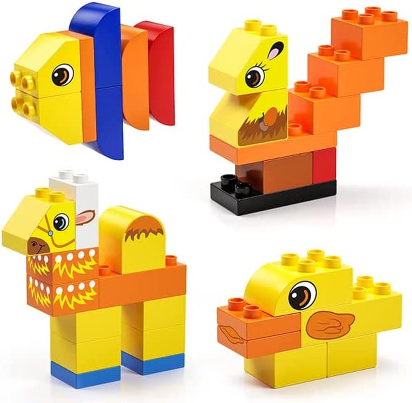 Big Size Building Blocks, (Large Compatible Animal Building Bricks) - The Toy Base