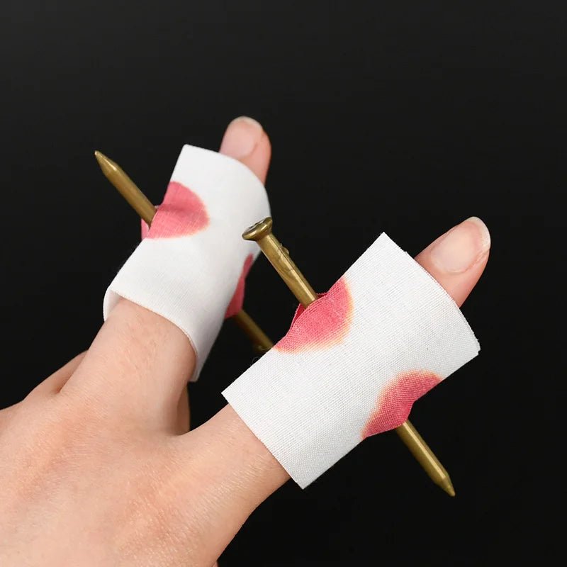 Bloody Nail Through Finger Prank Set – Scary Halloween Trick Props & Novelty Toys - Toybase