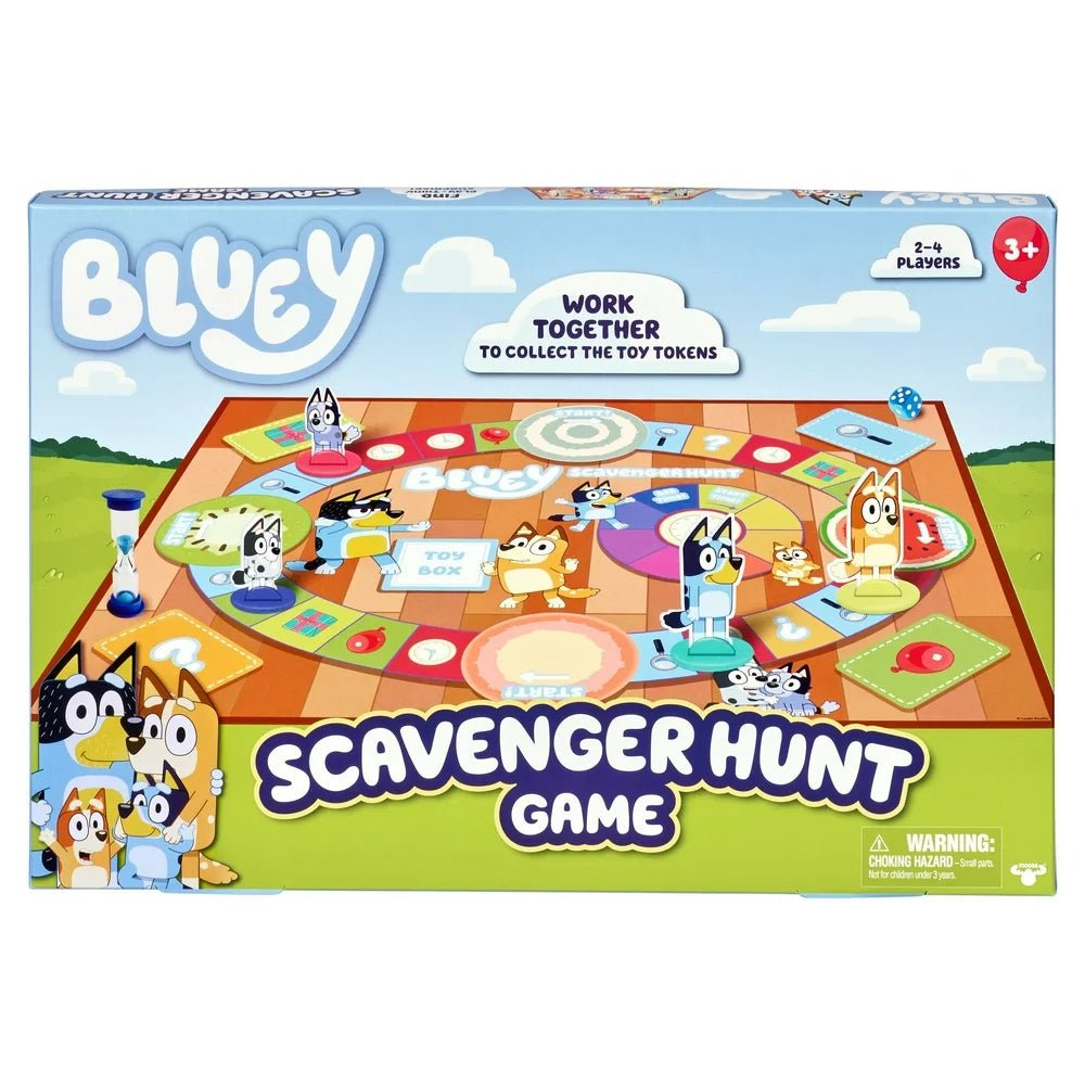 Bluey - Scavenger Hunt Game, Family Board Game, Games for Kids Ages 3+ - The Toy Base