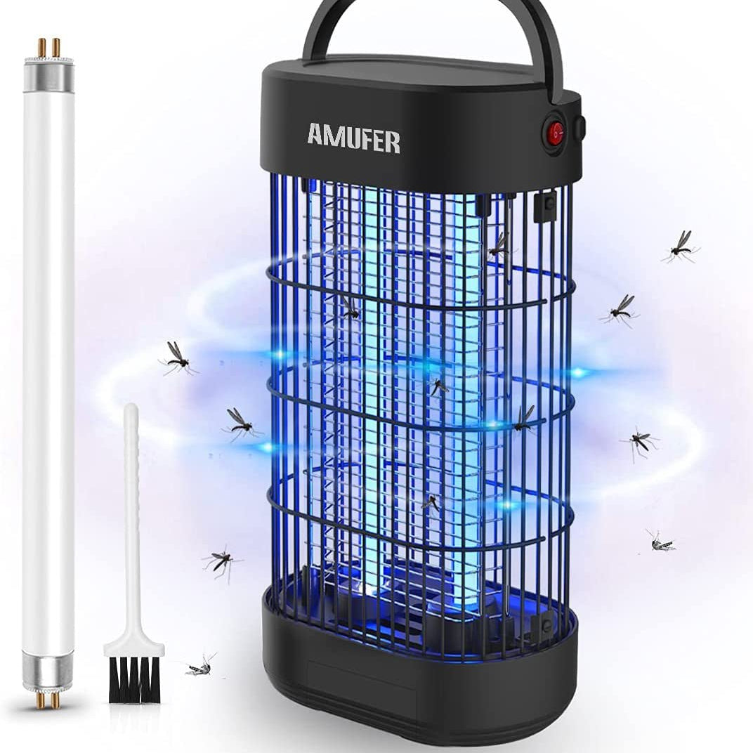 Bug Zapper Indoor,Electric Mosquito Zapper with 20W UV Light,4400V Powerful Electric Shock Mosquito Trap, Fly Zapper(Black) - The Toy Base