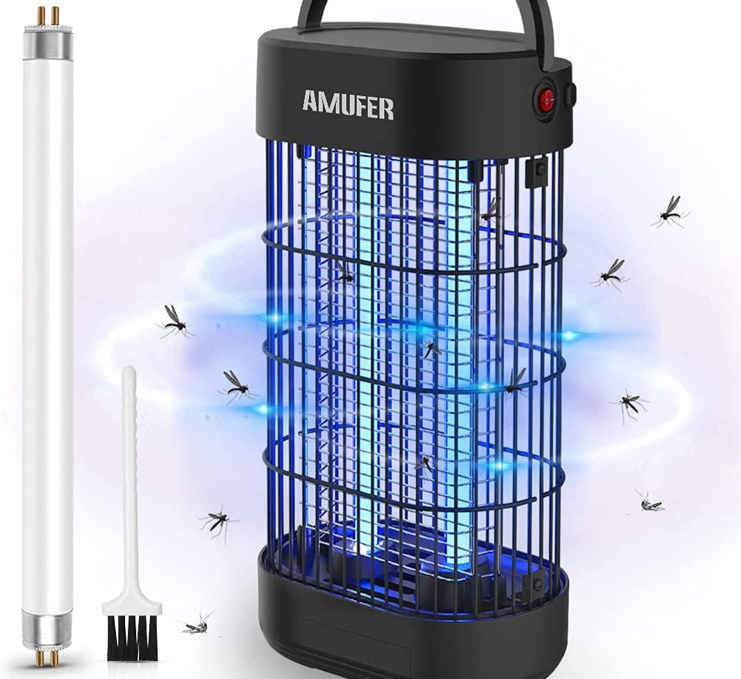 Bug Zapper Indoor,Electric Mosquito Zapper with 20W UV Light,4400V Powerful Electric Shock Mosquito Trap, Fly Zapper(Black) - The Toy Base