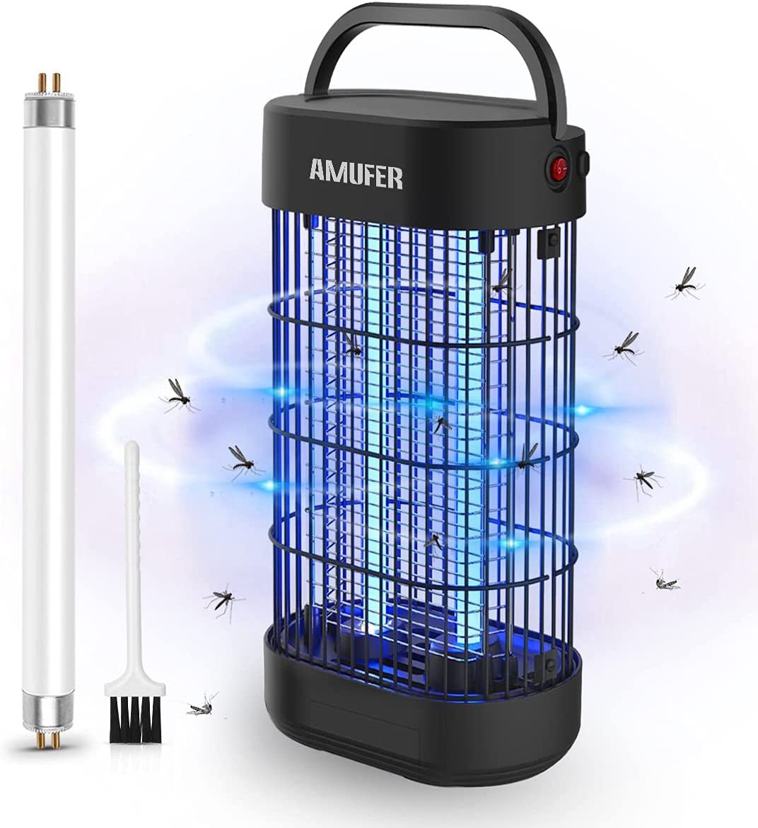 Bug Zapper Indoor,Electric Mosquito Zapper with 20W UV Light,4400V Powerful Electric Shock Mosquito Trap, Fly Zapper(Black) - The Toy Base