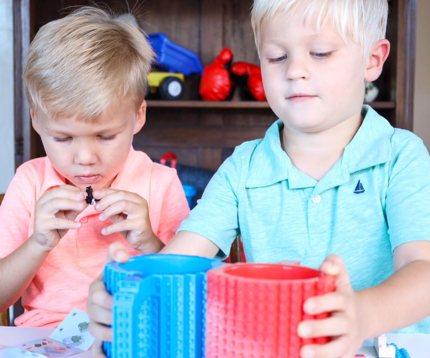 Build-On Brick Coffee Mug, Novelty - The Toy Base