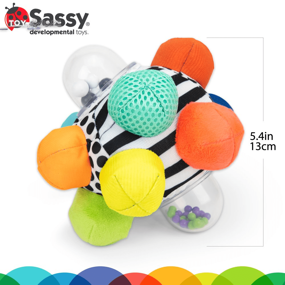 Bumpy Ball Developmental Baby Toy Inspires Motor Skills - 6+ Months - The Toy Base