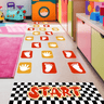 Cartoon Digital Grid Children'S Game Floor Sticker Hopscotch Removable Floor Stickers Lattice Game Children'S Room Sticker - I Love 💕