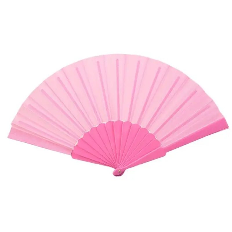 Chinese Elegant Hand Fan - Portable Folding Fan - Chinese Elegant Fabric - I Love 💕