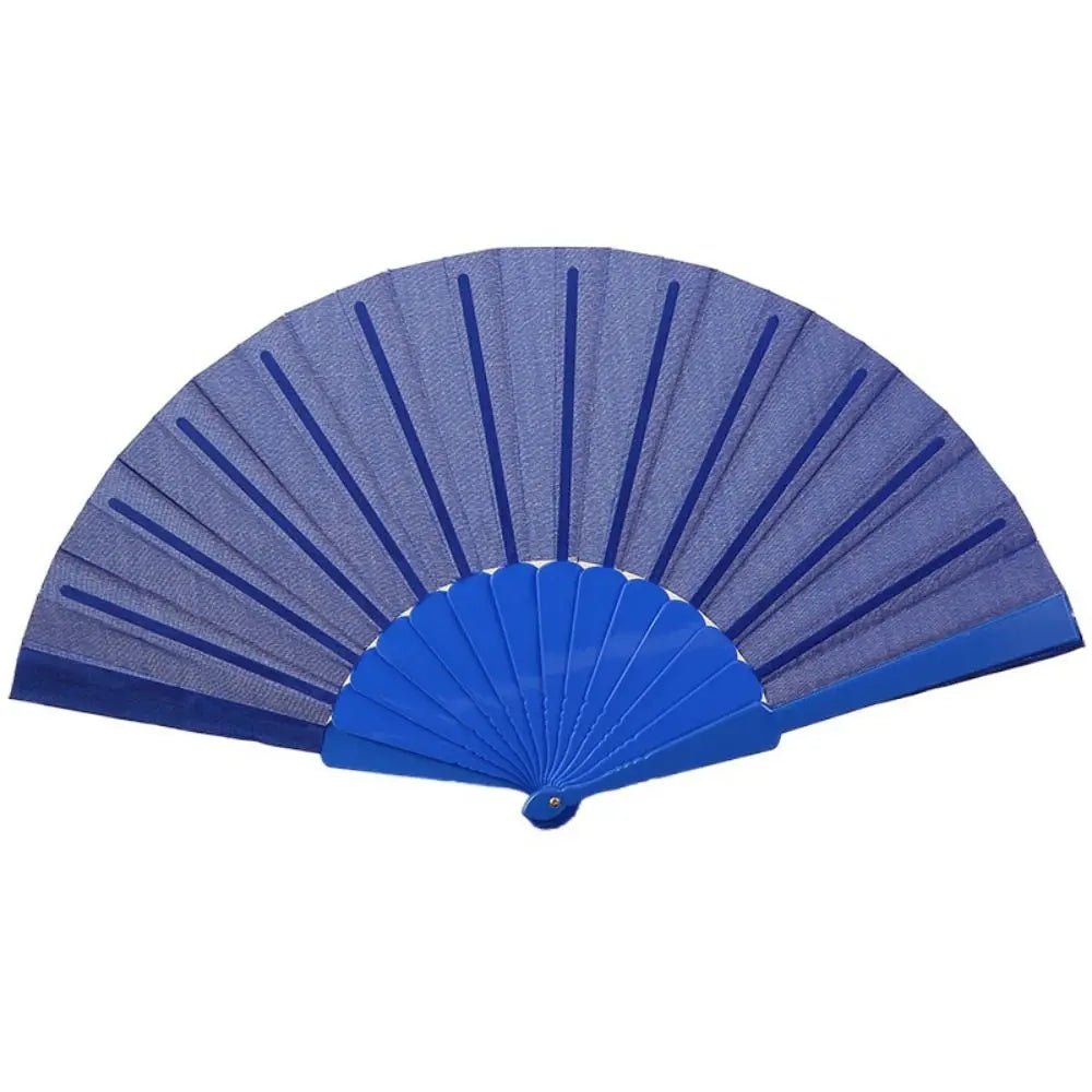 Chinese Elegant Hand Fan - Portable Folding Fan - Chinese Elegant Fabric - I Love 💕