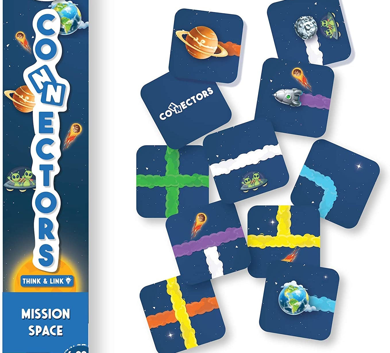 Connectors Mission Space - Educational Game - Strategy & Matching, Ages 6 and Up - The Toy Base