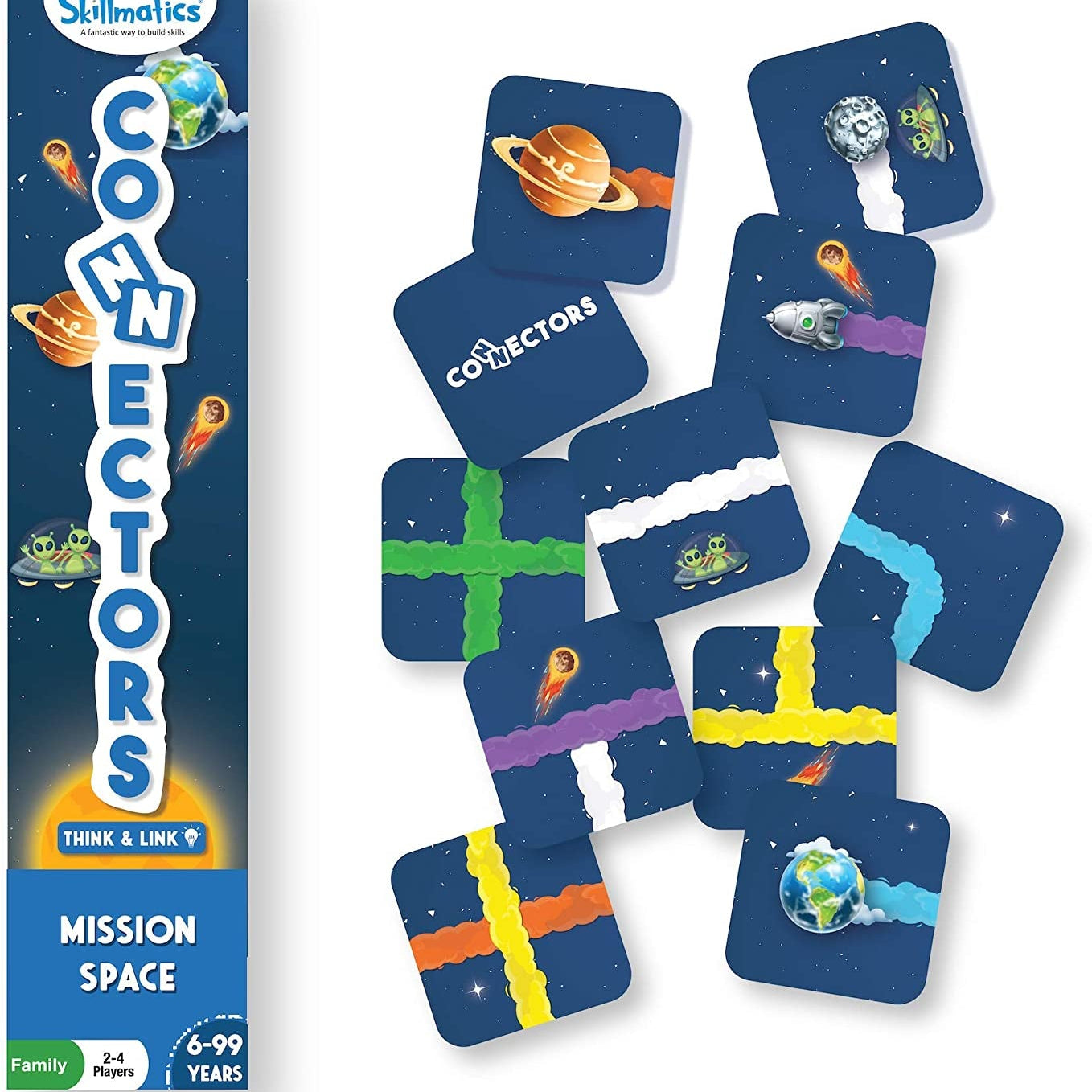 Connectors Mission Space - Educational Game - Strategy & Matching, Ages 6 and Up - The Toy Base