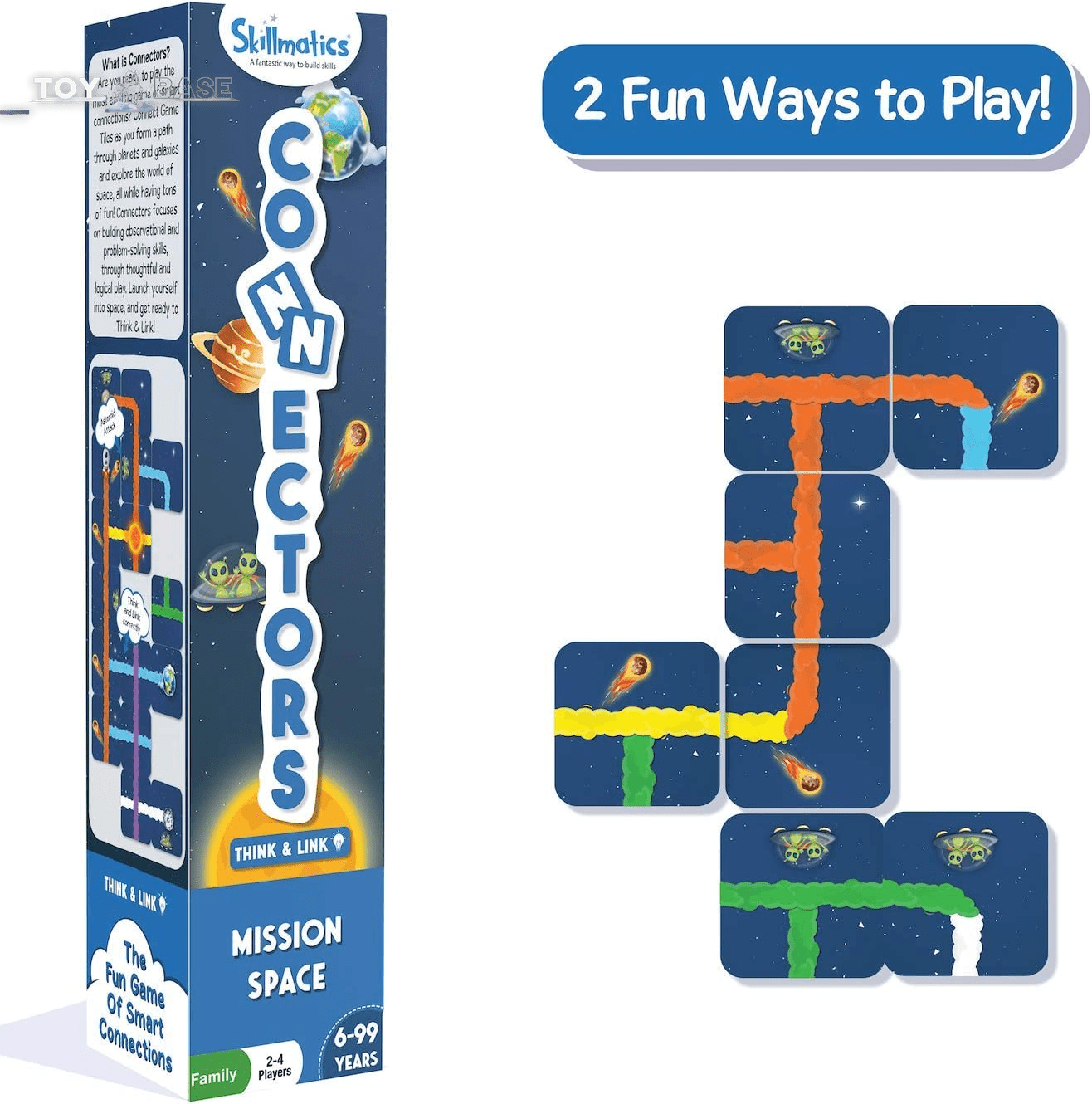 Connectors Mission Space - Educational Game - Strategy & Matching, Ages 6 and Up - The Toy Base