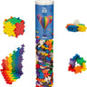 Construction Building Stem - Mini Puzzle Blocks for Kids (240 Piece Basic Mix) - The Toy Base