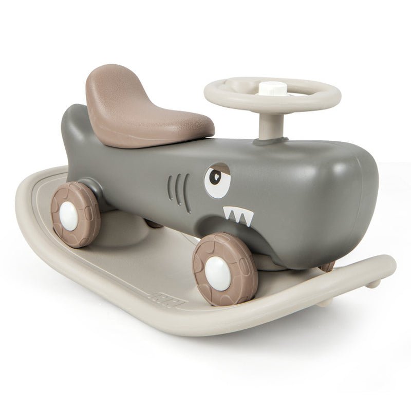 Convertible Rocking Horse and Sliding Car with Detachable Balance Board - The Toy Base