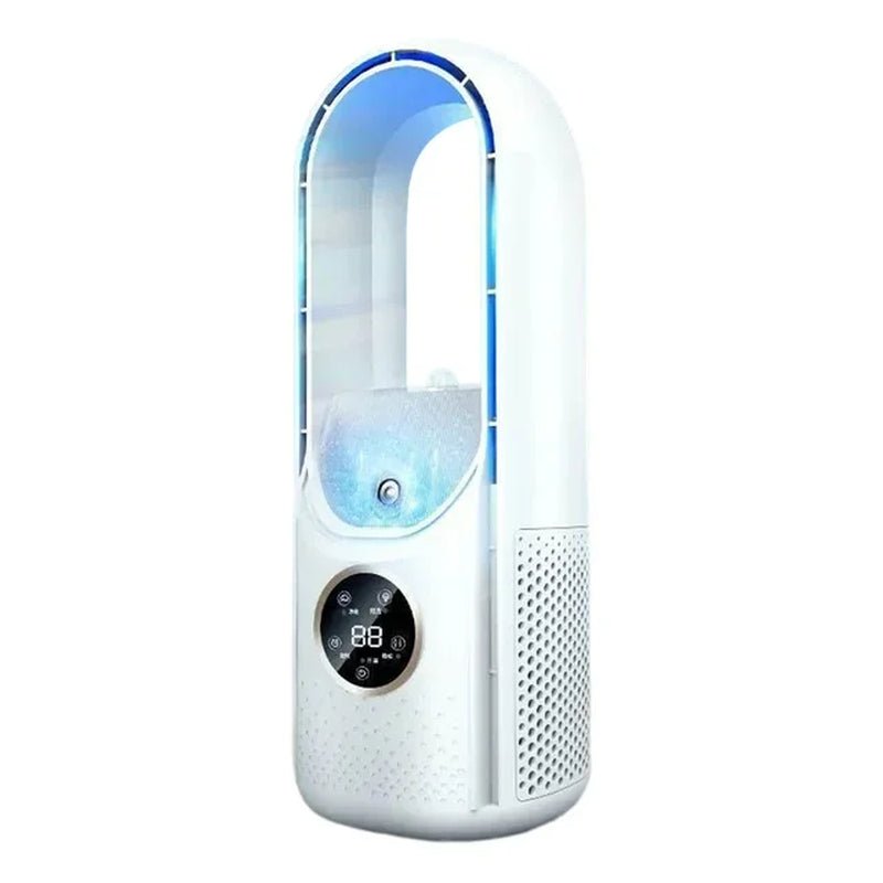 Cooling Bladeless Fan - Portable Mini Air Conditioner - 6 - Speed Silent Timed Air Conditioner - I Love 💕