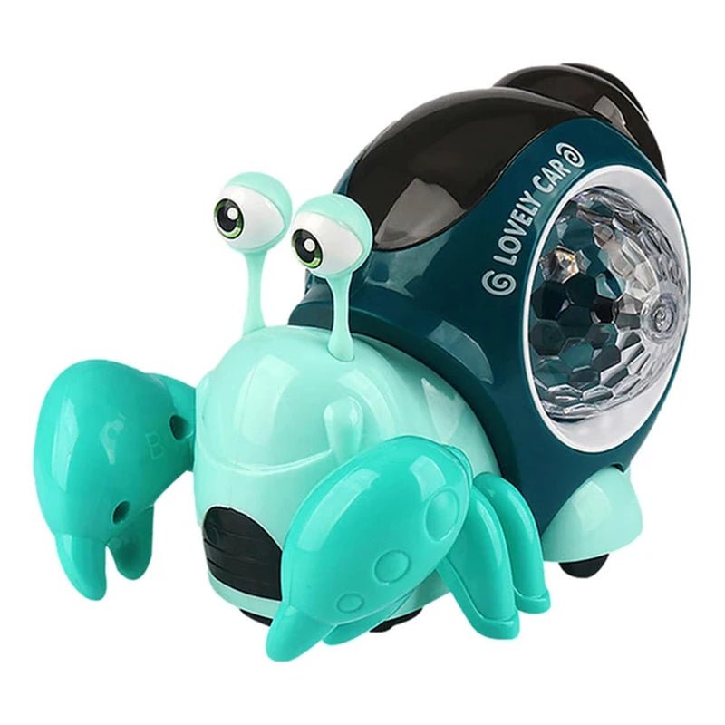 Crawling Crab Baby Toy - with Music Light up Interactive Music - Toys for Baby Dancing Crawling - I Love 💕